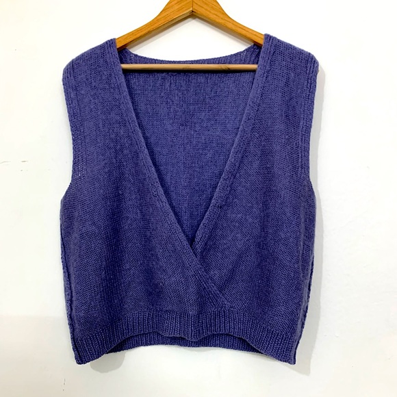 Purple Knit Vest